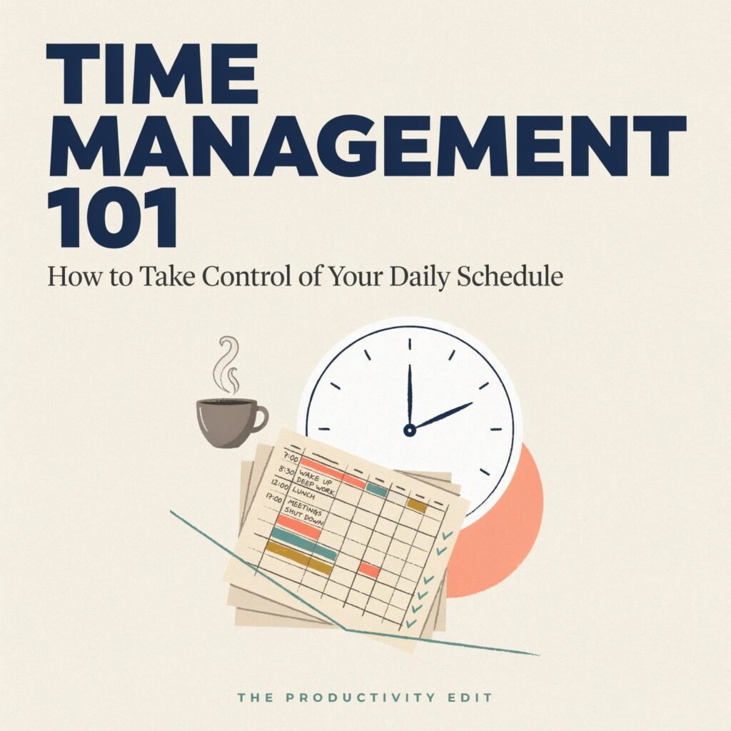 Time Management 101 Take Control of Your Day